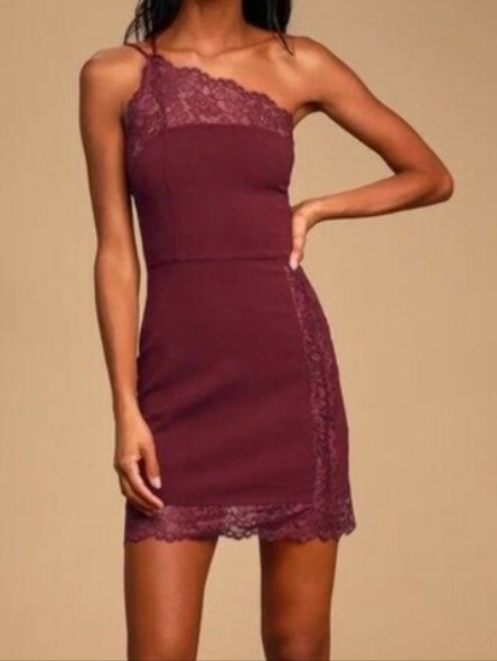 Free People Premonitions Asymmetrical Bodycon Dress Vetiver Bloom